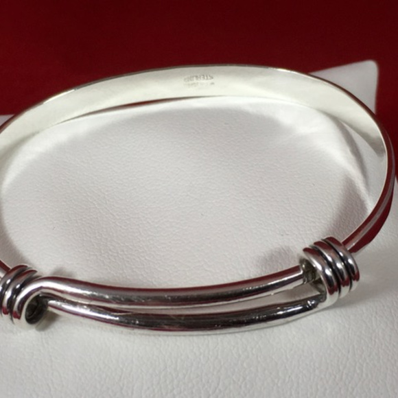 Ed Levin Sterling Silver Signature Slide Bracelet - Picture 2 of 5